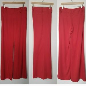 Alice and Olivia Wilde leg trouser sz 6 red